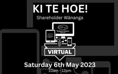 Ki te Hoe! Online Wananga – May 2023