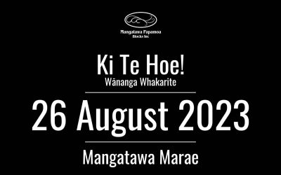 Ki te Hoe Wananga Whakarite REMINDER